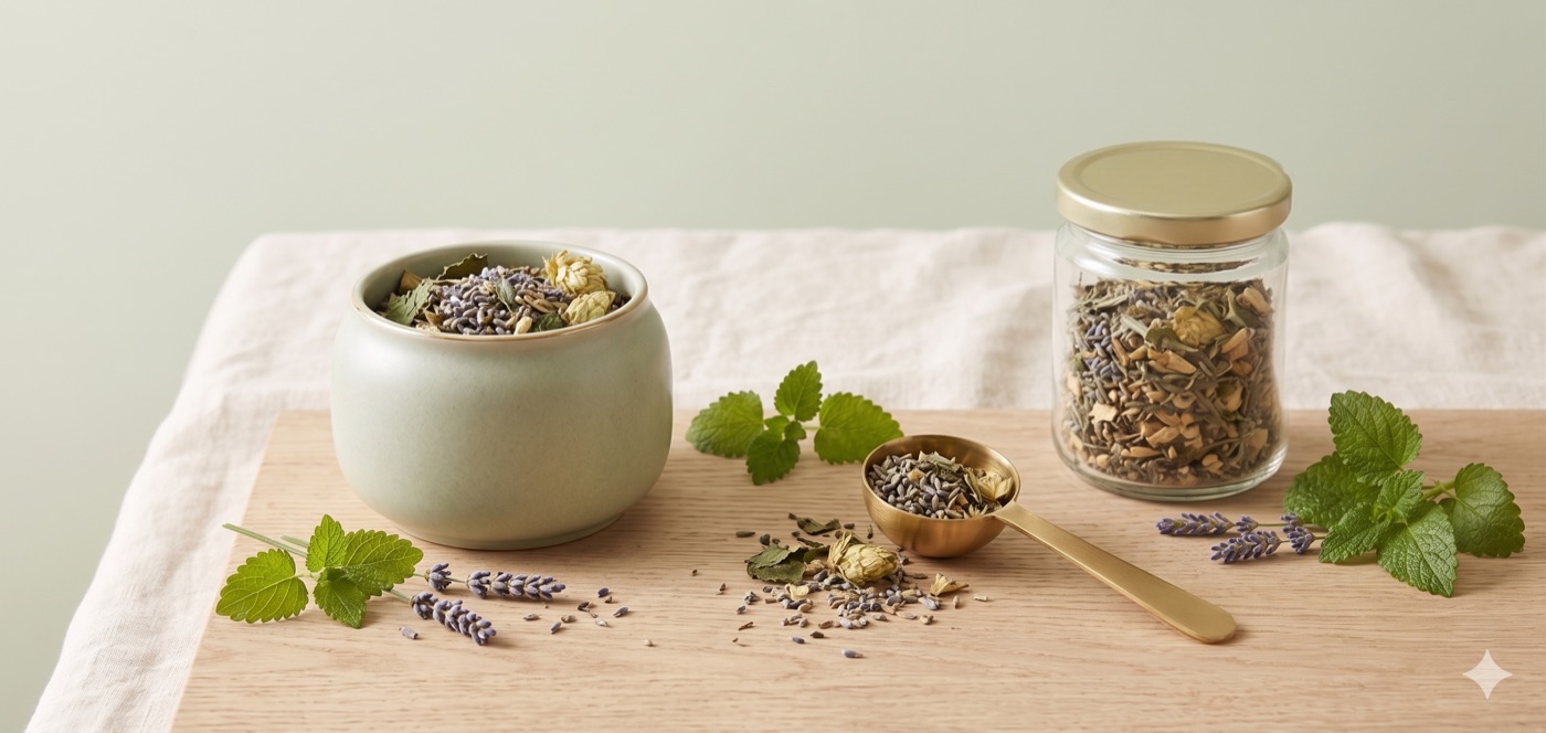 Сбор с лавандой и мелиссой для расслабляющей ванны