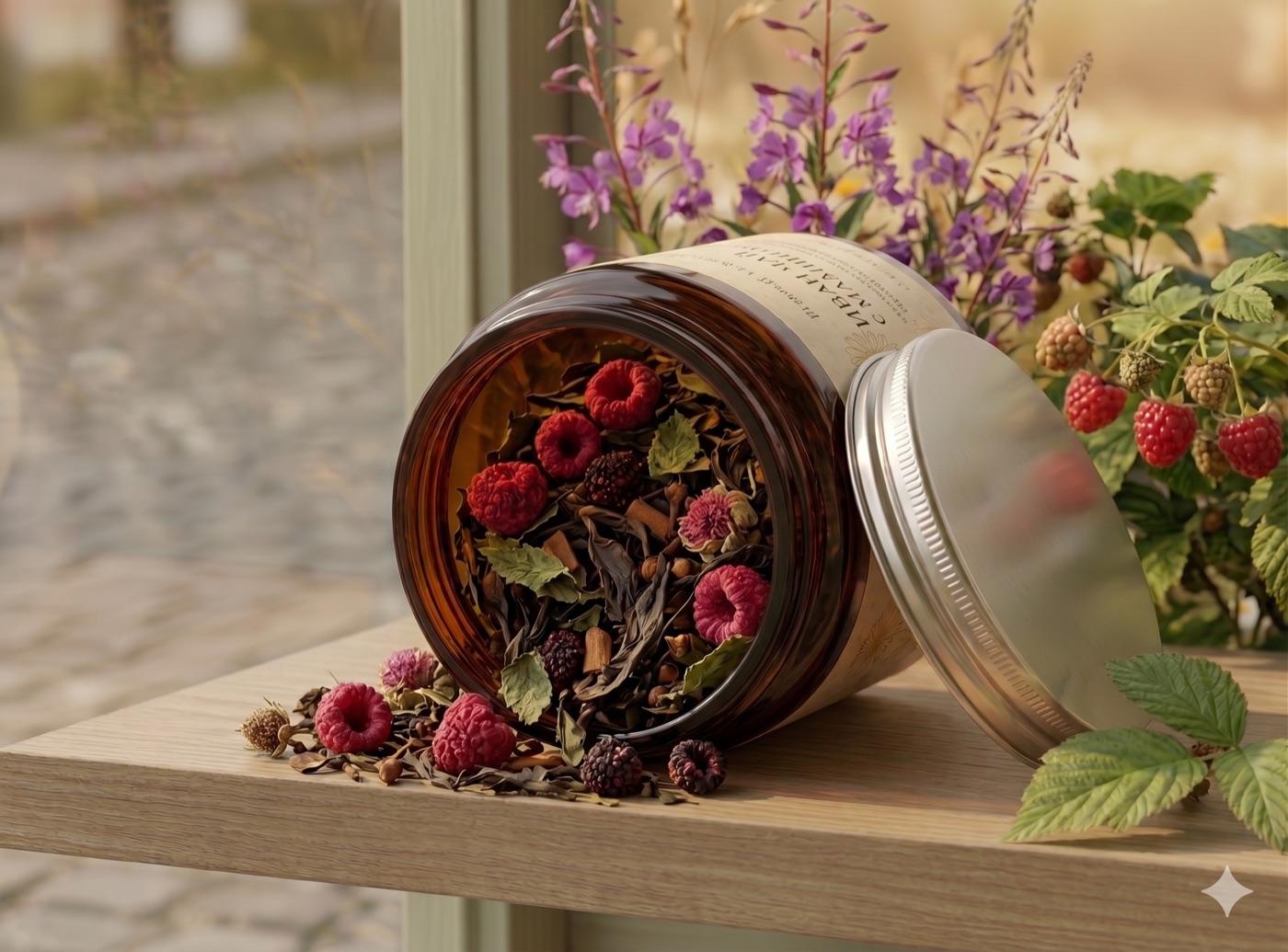 Иван-чай с малиной — ферментированный сбор