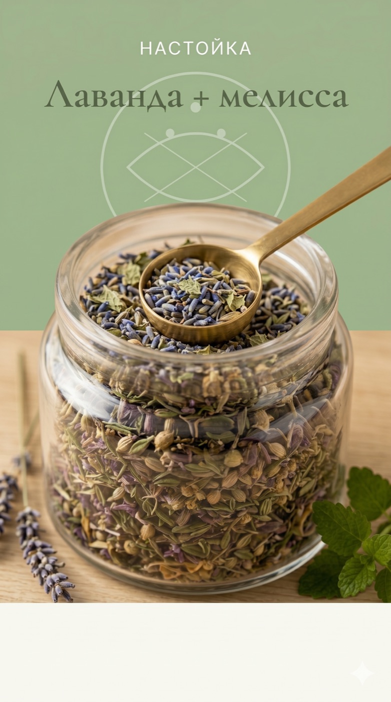 Настойка из лаванды и мелиссы